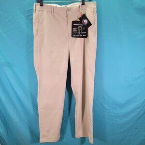 Scottevest Contemporary Cargo Pants 32X34 Beige Quick-Dry Polyester Mens Trouser